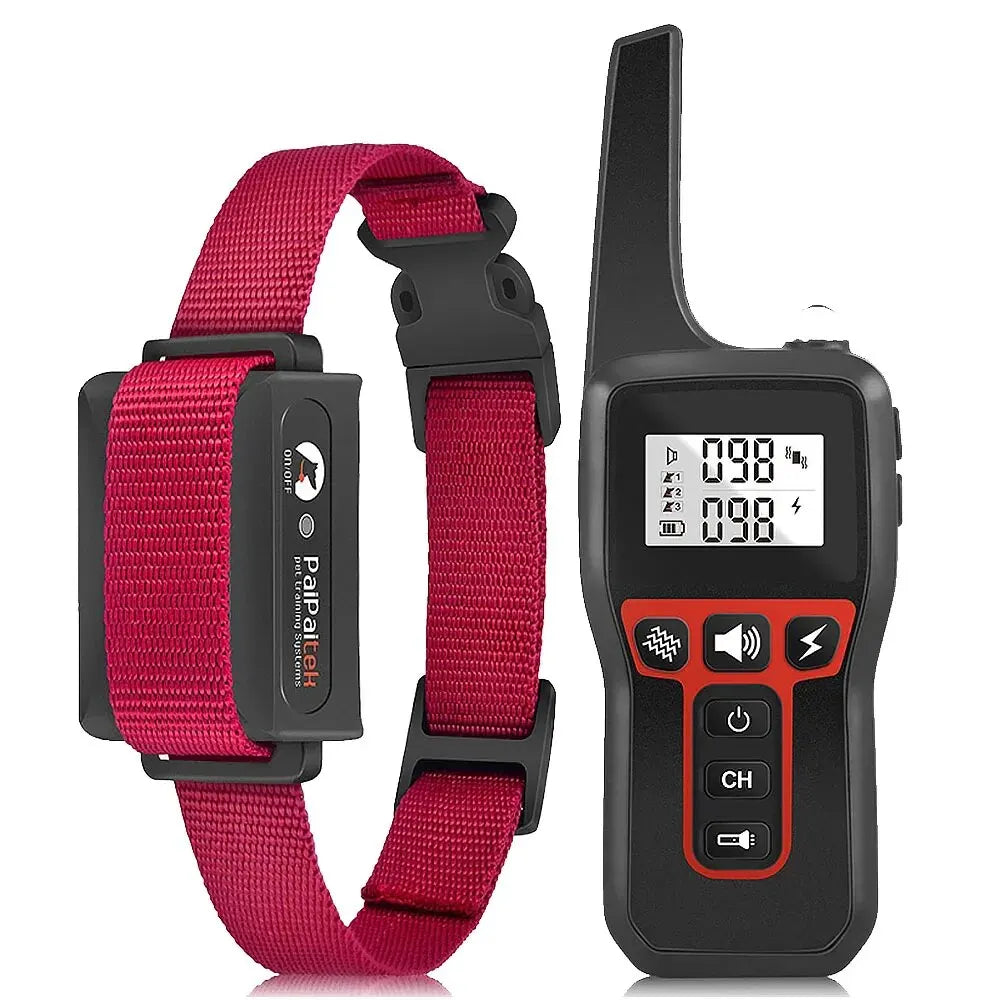 Remote Dog Training Collar with Bark Control
