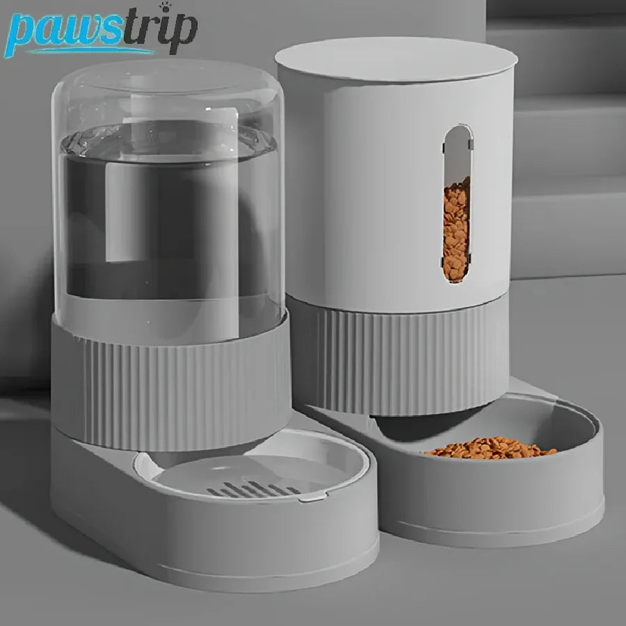 Automatic Cat Feeder & Water Dispenser Gravity Set