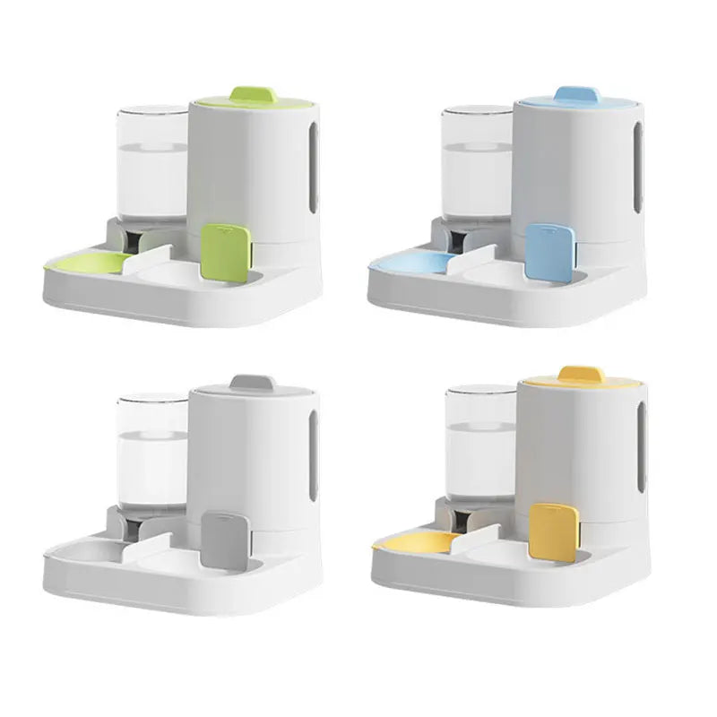 Automatic Gravity Cat Feeder & Water Dispenser