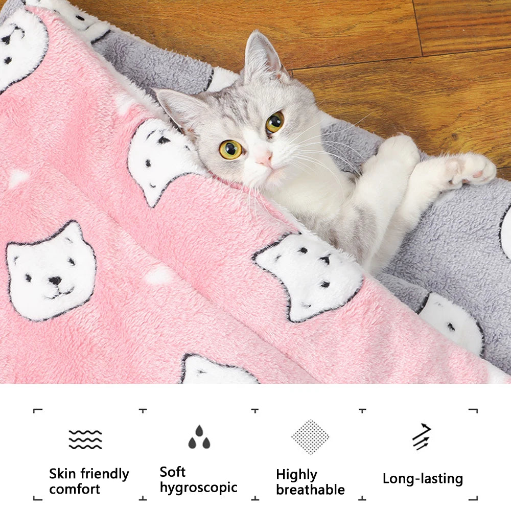 Thick Warm Cat & Small Dog Sleeping Cushion