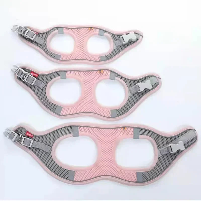 Breathable Dog & Cat Harness Vest with Chest Rope