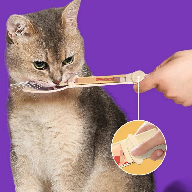 Cat Treat Squeeze Spoon Feeder Set (2 Pcs)