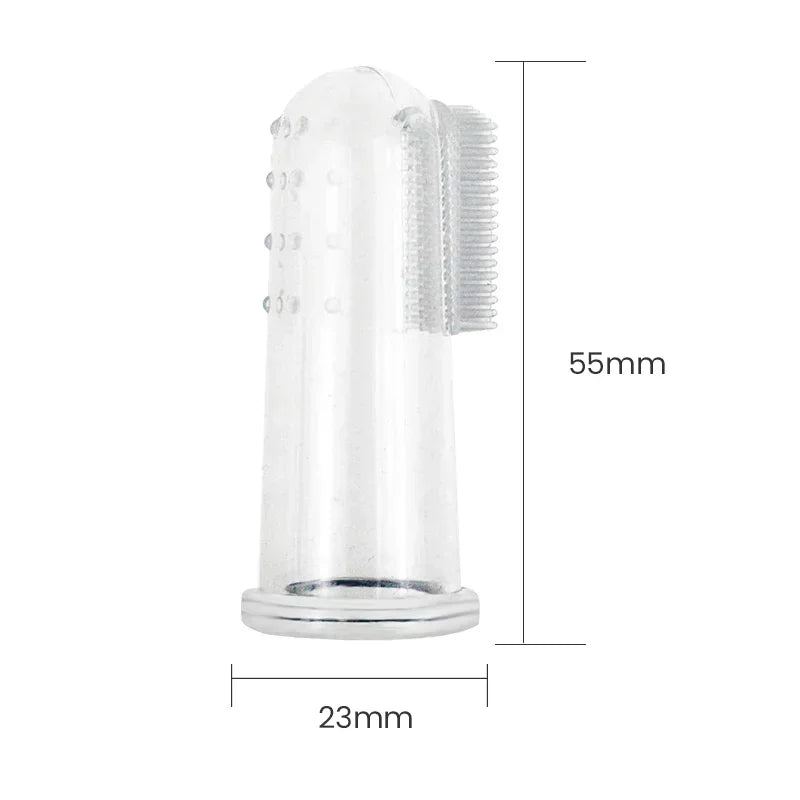 Soft Finger Toothbrush for Dogs & Cats