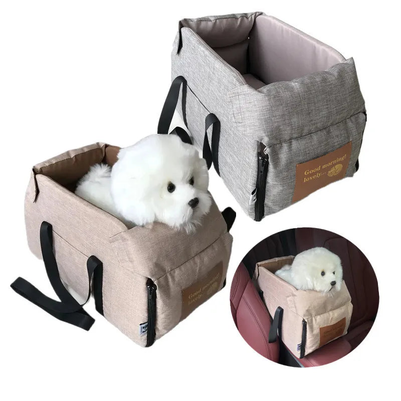 Dog Car Seat Bed Portable Pet Carrier