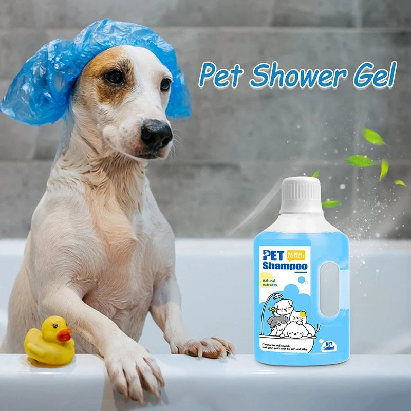 500ml Pet Bath Shampoo for Dogs & Cats