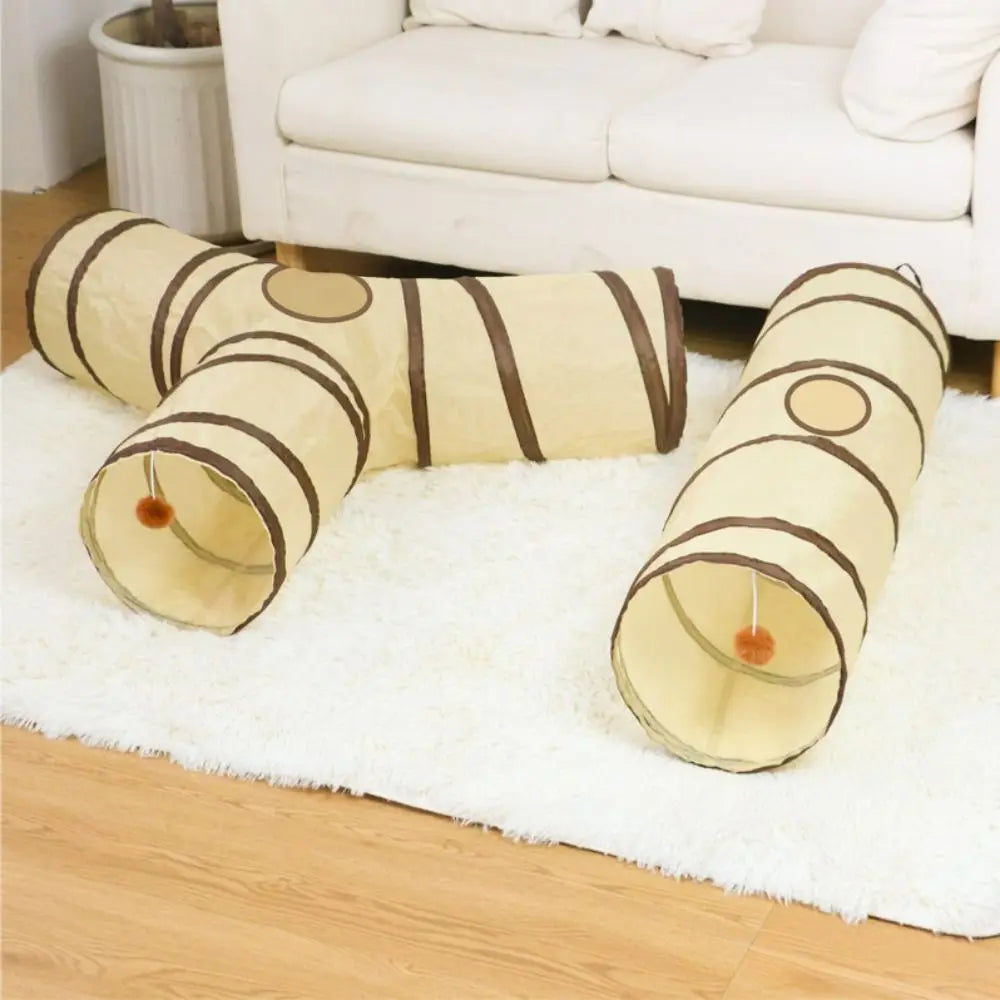 Fun Polyester+Steel Wire Cat Tunnel Tube