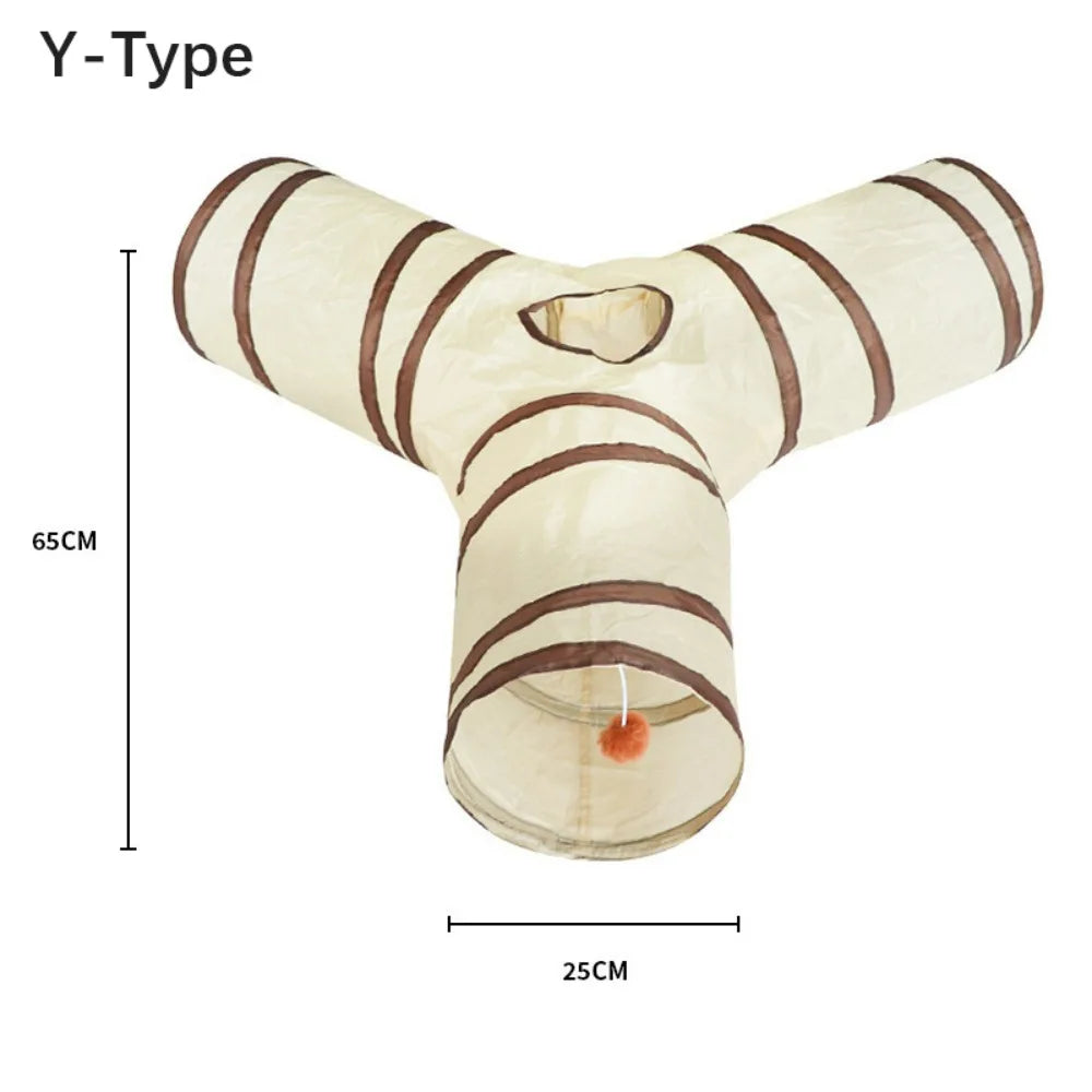 Fun Polyester+Steel Wire Cat Tunnel Tube