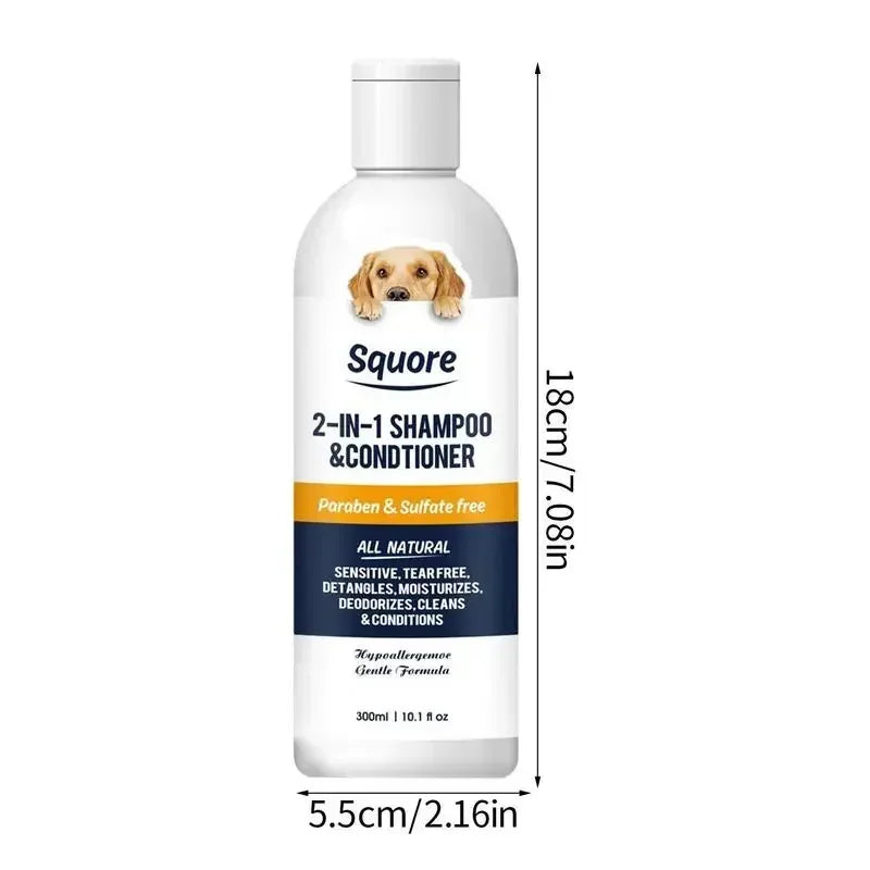 2-in-1 Puppy Shampoo & Conditioner for Sensitive Skin