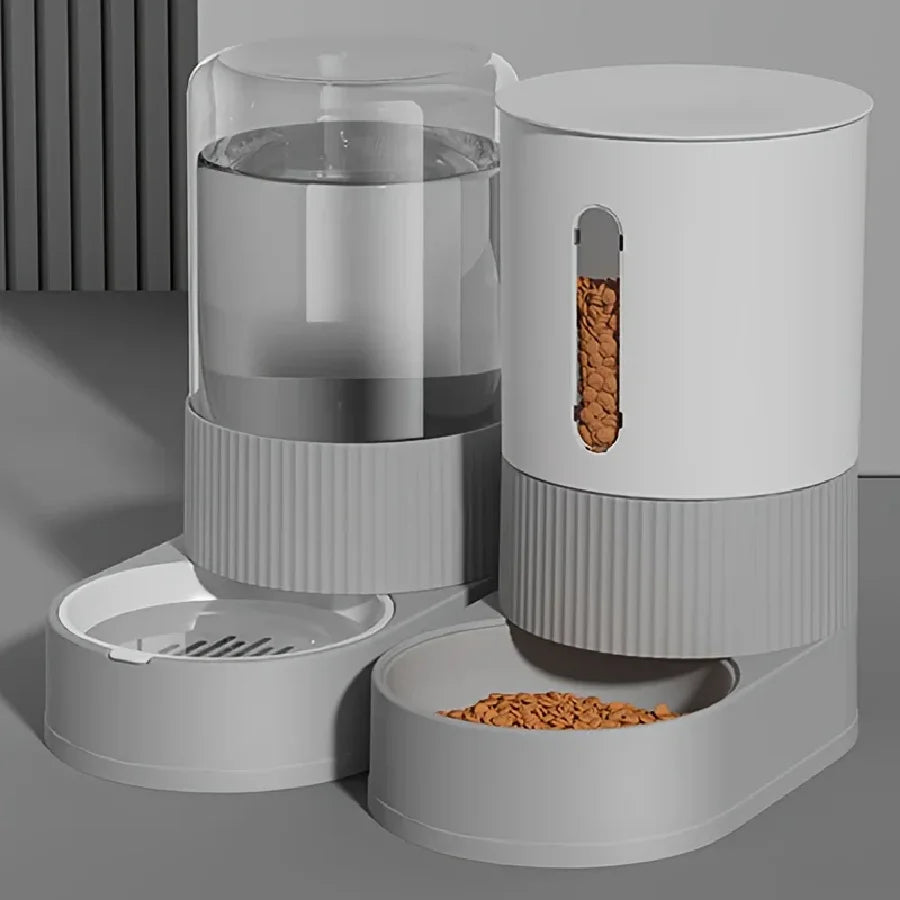 Automatic Cat Feeder & Water Dispenser Gravity Set