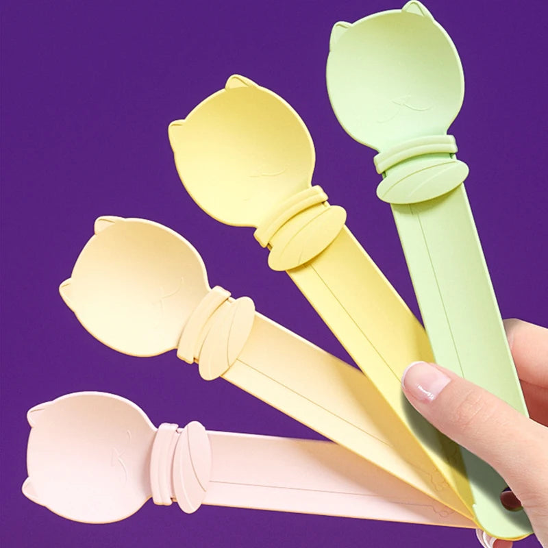 Cat Treat Squeeze Spoon Feeder Set (2 Pcs)