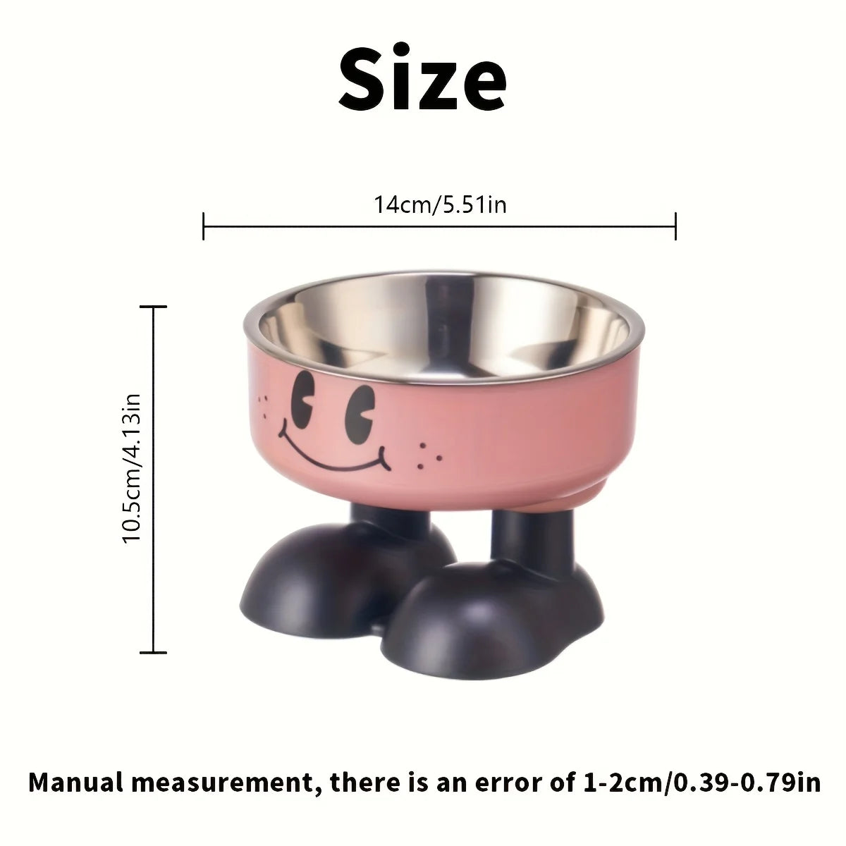 Elevated Stainless Steel Pet Bowl Set – No Spill Feeder