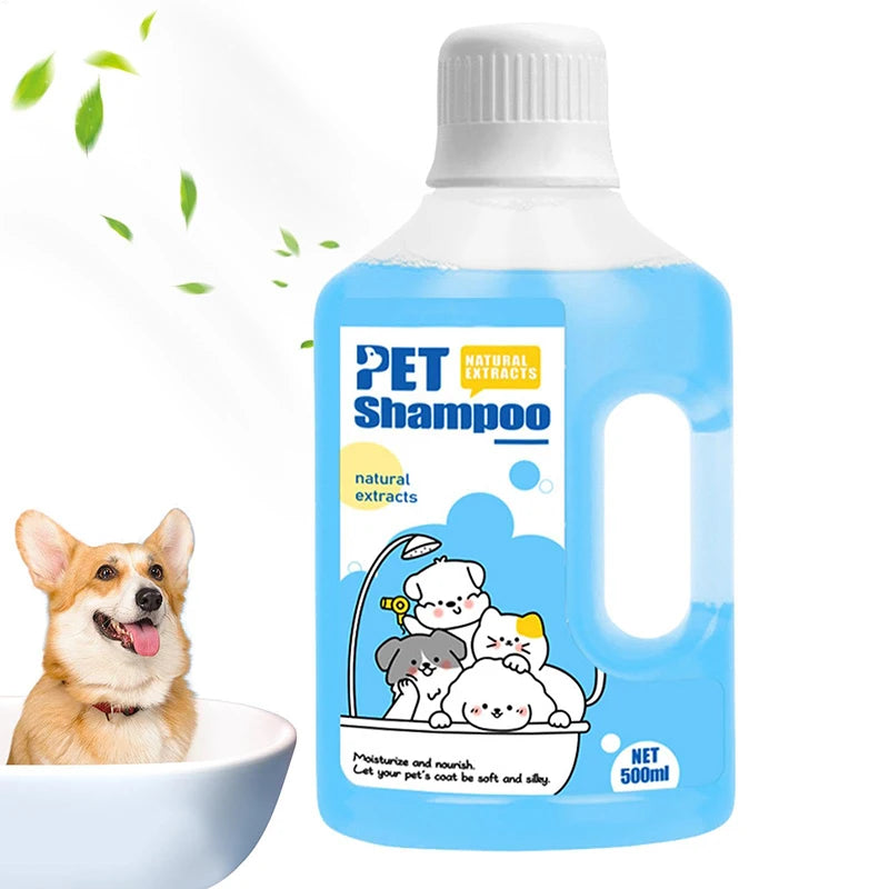 500ml Pet Bath Shampoo for Dogs & Cats