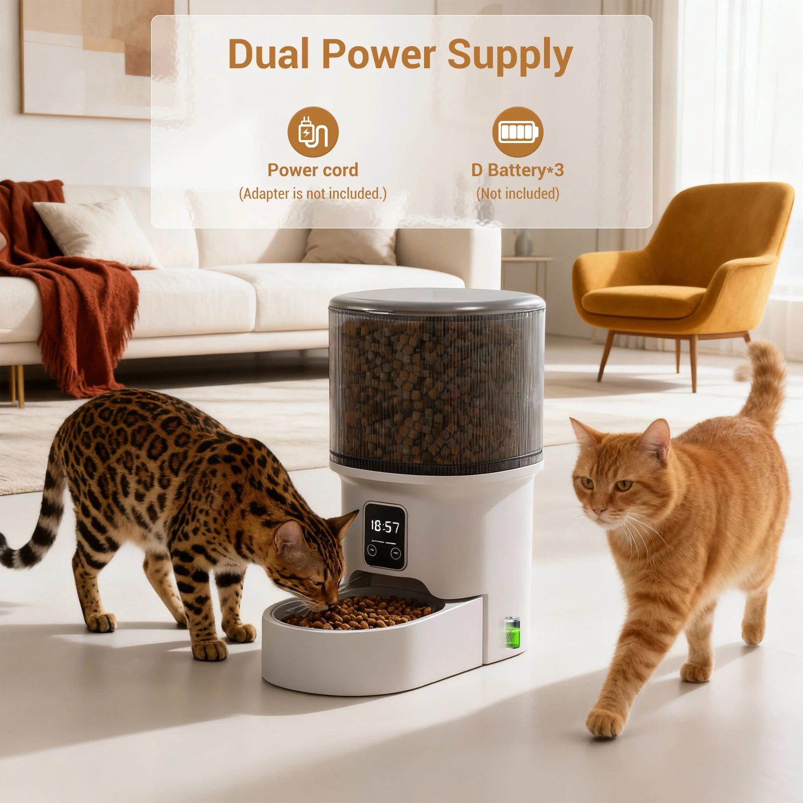 4L Automatic Pet Feeder with Timer & Portion Control