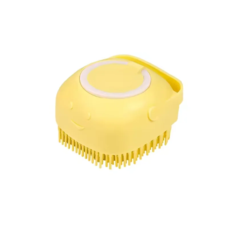 Pet Bath Massage Brush Silicone Grooming Tool