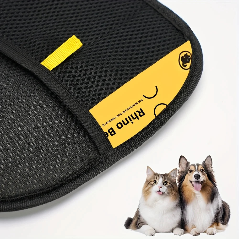 Upgrade Edition Pet Hair Removal Grooming Gloves