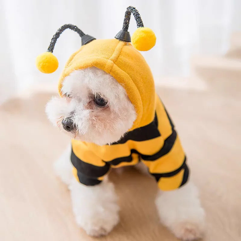 Bee Costume Pet Hoodie for Dogs & Cats