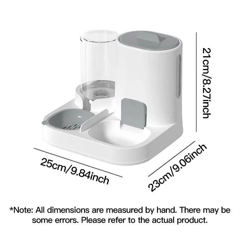 Automatic Gravity Cat Feeder & Water Dispenser