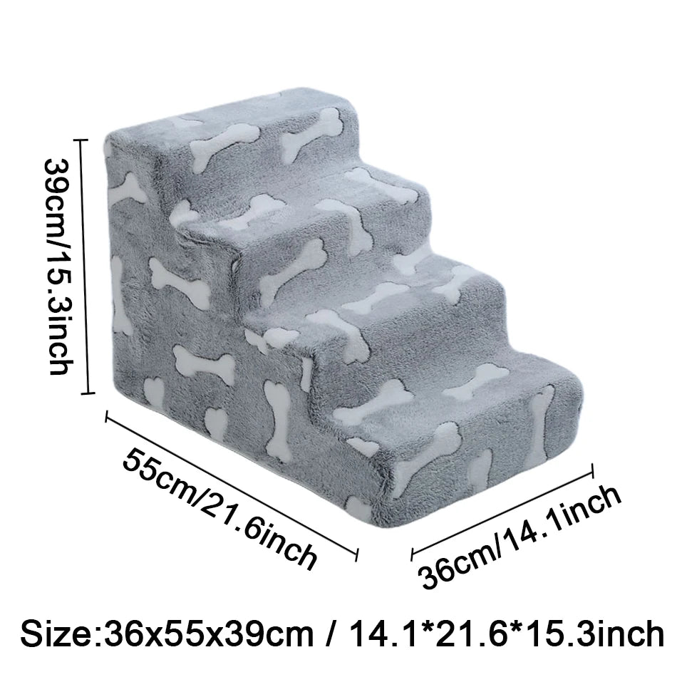 3–4 Step Dog & Cat Ramp Stairs