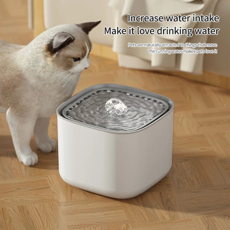 3L Pet Water Fountain with Filter & USB Pump