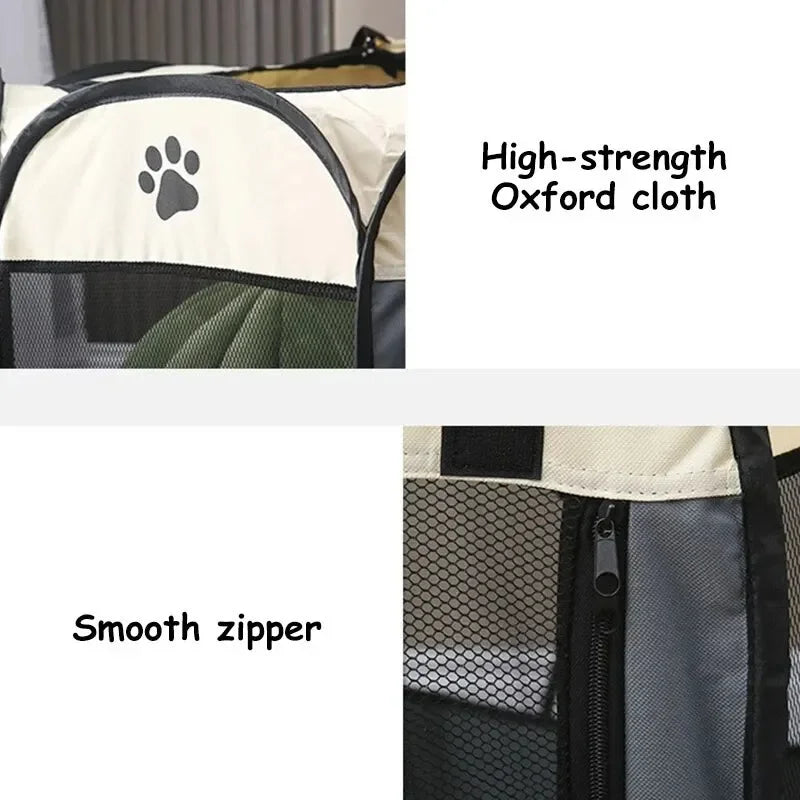 Foldable Portable Pet Tent Playpen Kennel