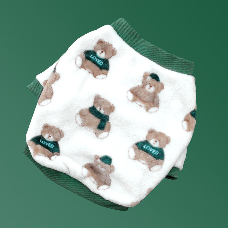 French Clothes Dog Pajamas – Winter Clothes for Corgis