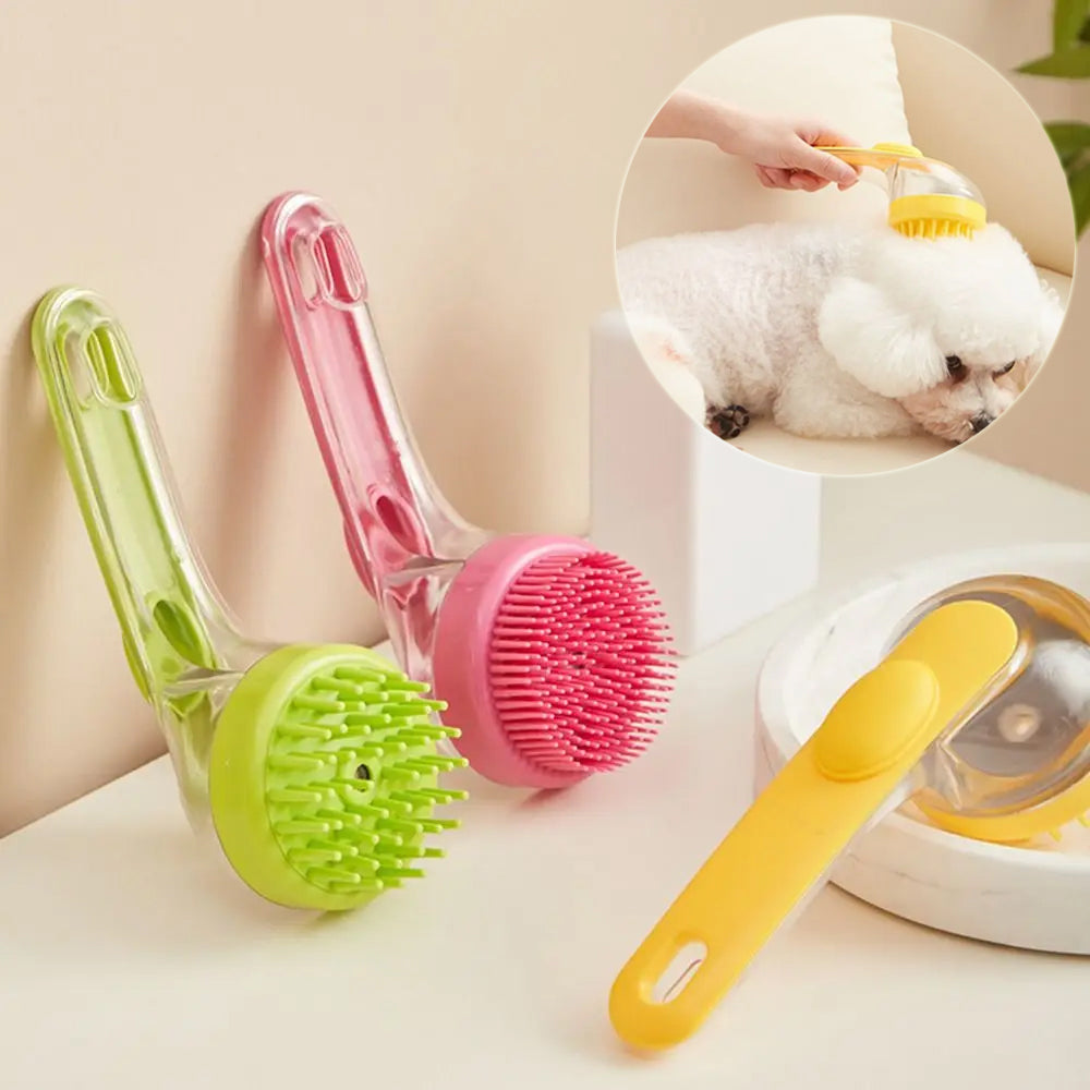 Dogs & Cats Long Handle Pet Bath Brush