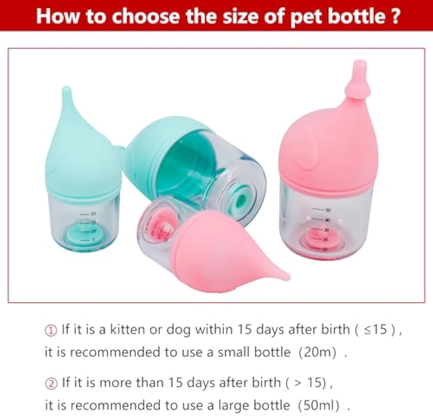 Puppy & Kitten Nursing Bottle – Pet Feeding Bottle