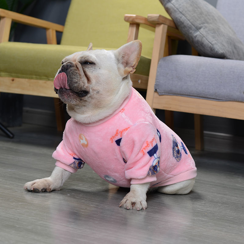 Fashion Personality French Plush Pajamas for Pets