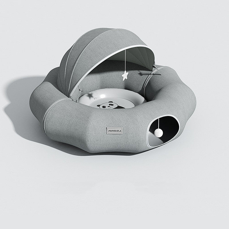 Cat Tunnel Donut Tunnel Crawl Shelter (Foldable)
